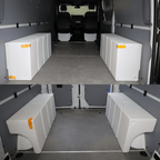 NW Conversions 33-Gallon Wheel Well Water Tank - Left (SP-L-33) - Out There Vans