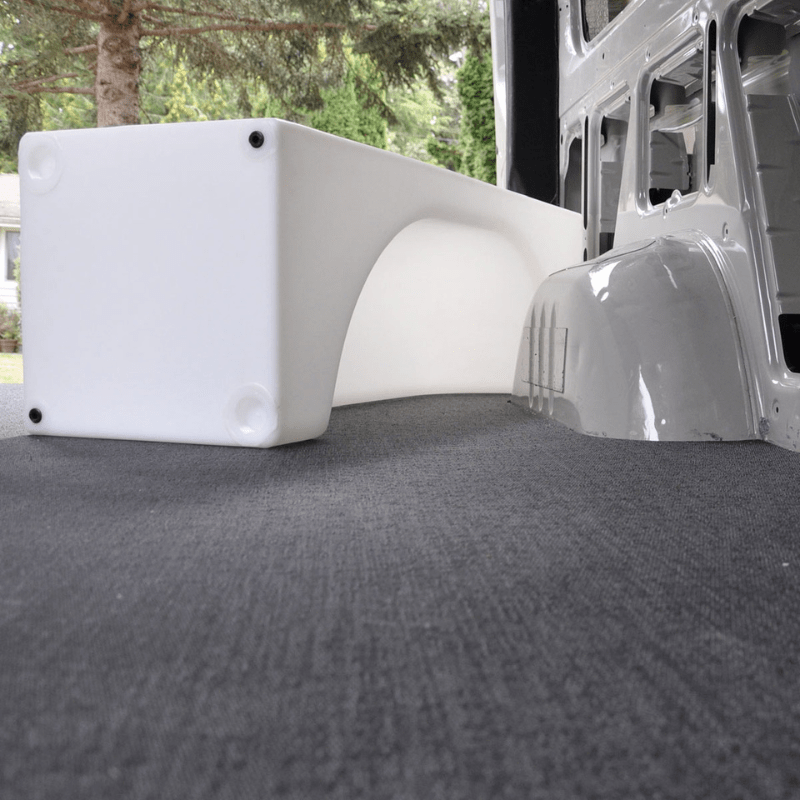 NW Conversions 36-Gallon Sprinter Wheel Well Water Tank - Center (SP-C-36) - Out There Vans