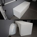 NW Conversions 36-Gallon Sprinter Wheel Well Water Tank - Center (SP-C-36) - Out There Vans