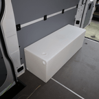 NW Conversions 36-Gallon Sprinter Wheel Well Water Tank - Center (SP-C-36) - Out There Vans