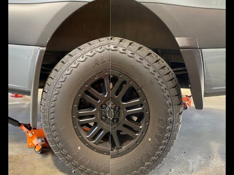 Terrawagen Rear Mondo Mudguard Kit for 2019+ Sprinter VS30 – Rear Clearance Solution for Larger Tires