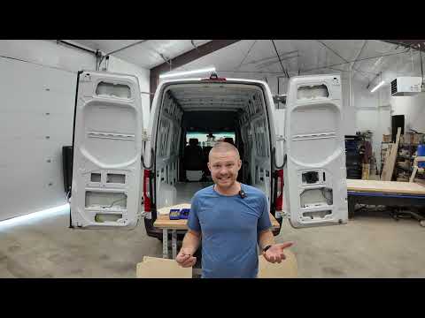 Mercedes Sprinter Lower Rear Door Panels (Pair) – Out There Vans, LLC