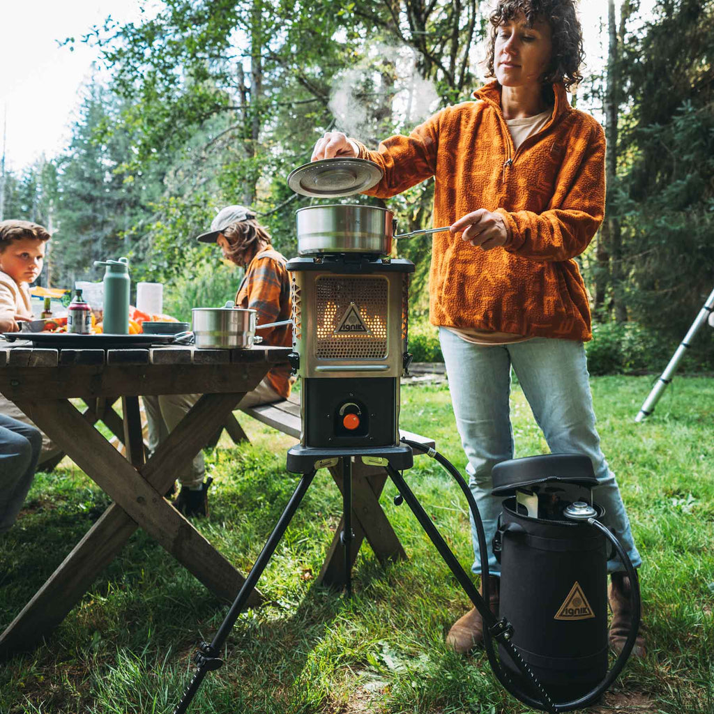 Skullet Deluxe Heater Stove Cook Set - Out There Vans, LLC