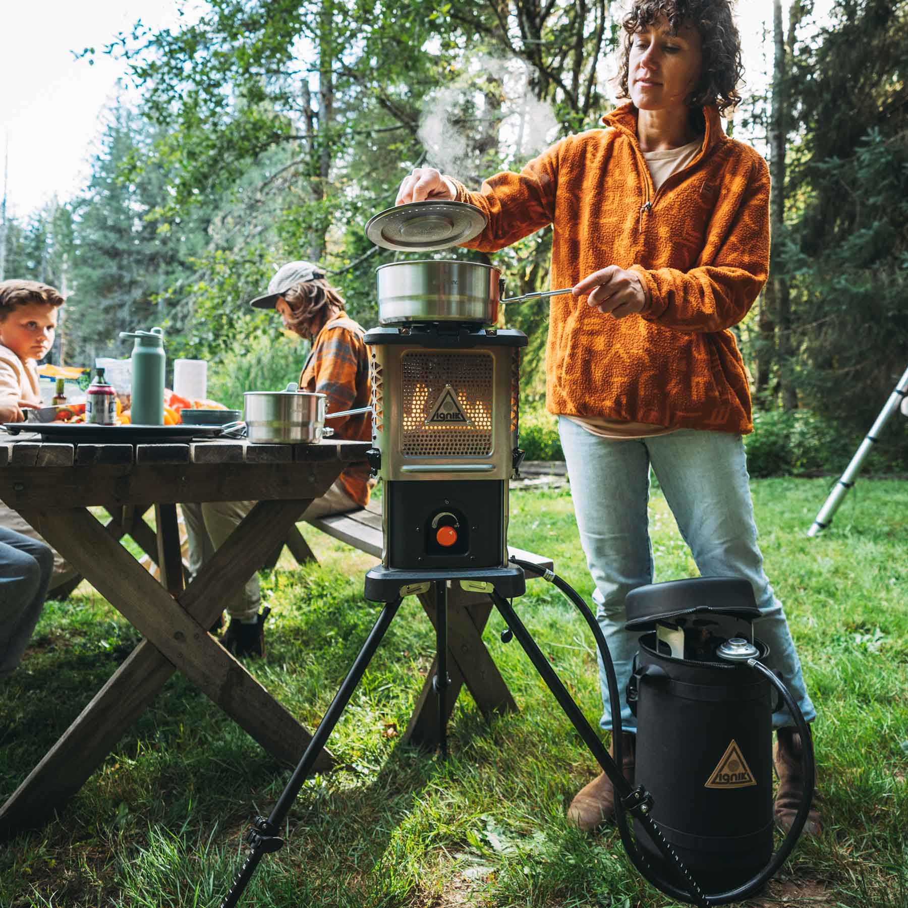 Skullet Deluxe Heater Stove Cook Set - Out There Vans, LLC