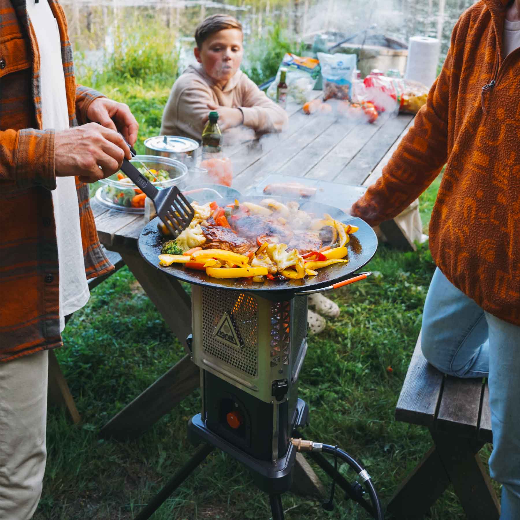 Skullet Deluxe Heater Stove Cook Set - Out There Vans, LLC