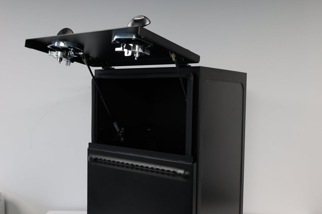 Split Door Carbon Fiber Storage Box - Out There Vans, LLC