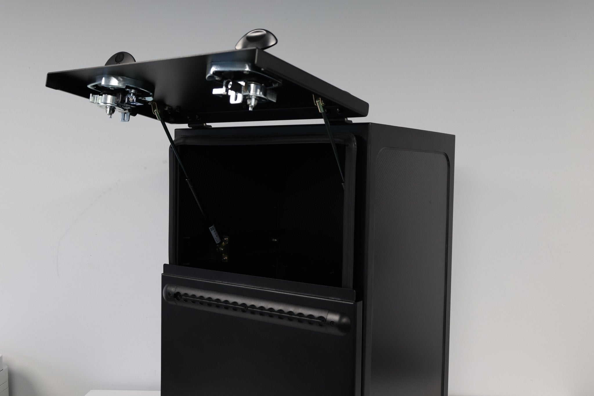 Split Door Carbon Fiber Storage Box - Out There Vans, LLC