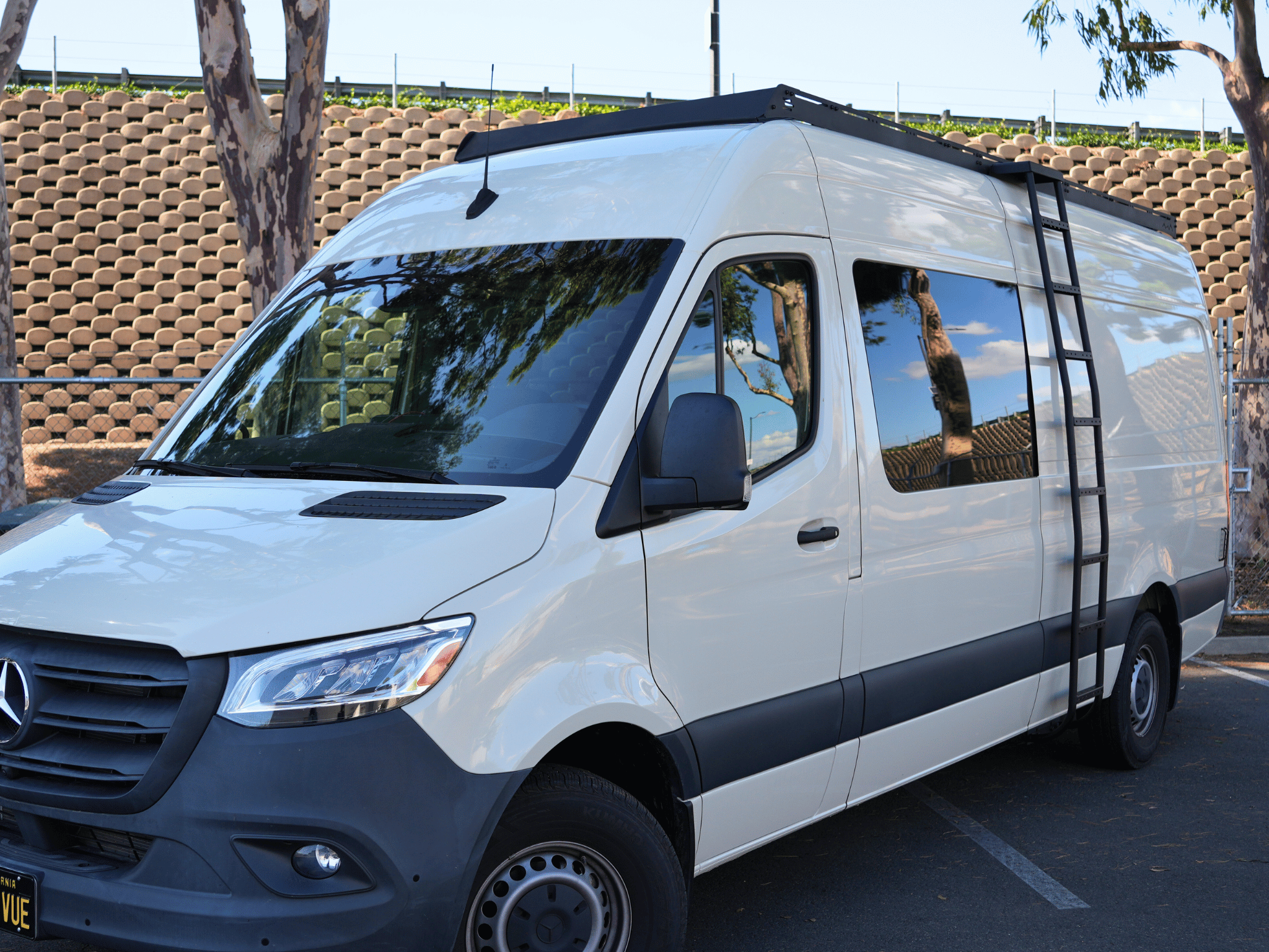 Sprinter 144" High Roof Stealth 2.0 Roof Rack - Out There Vans, LLC