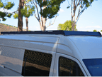 Sprinter 144" High Roof Stealth 2.0 Roof Rack - Out There Vans, LLC