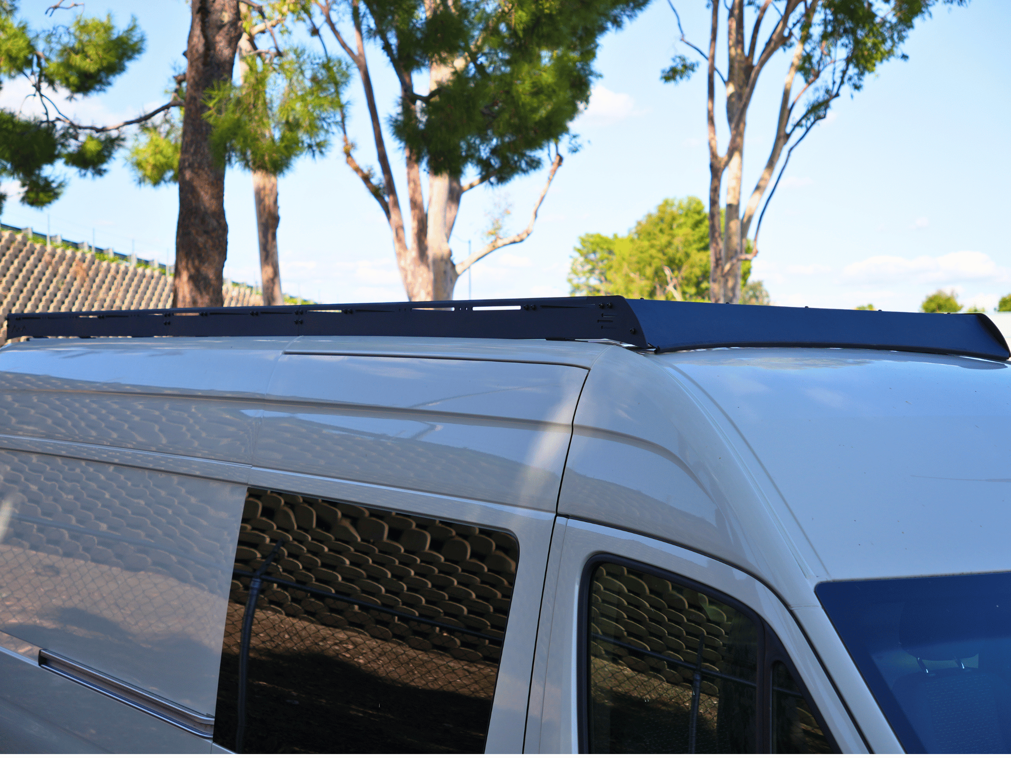 Sprinter 144" High Roof Stealth 2.0 Roof Rack - Out There Vans, LLC