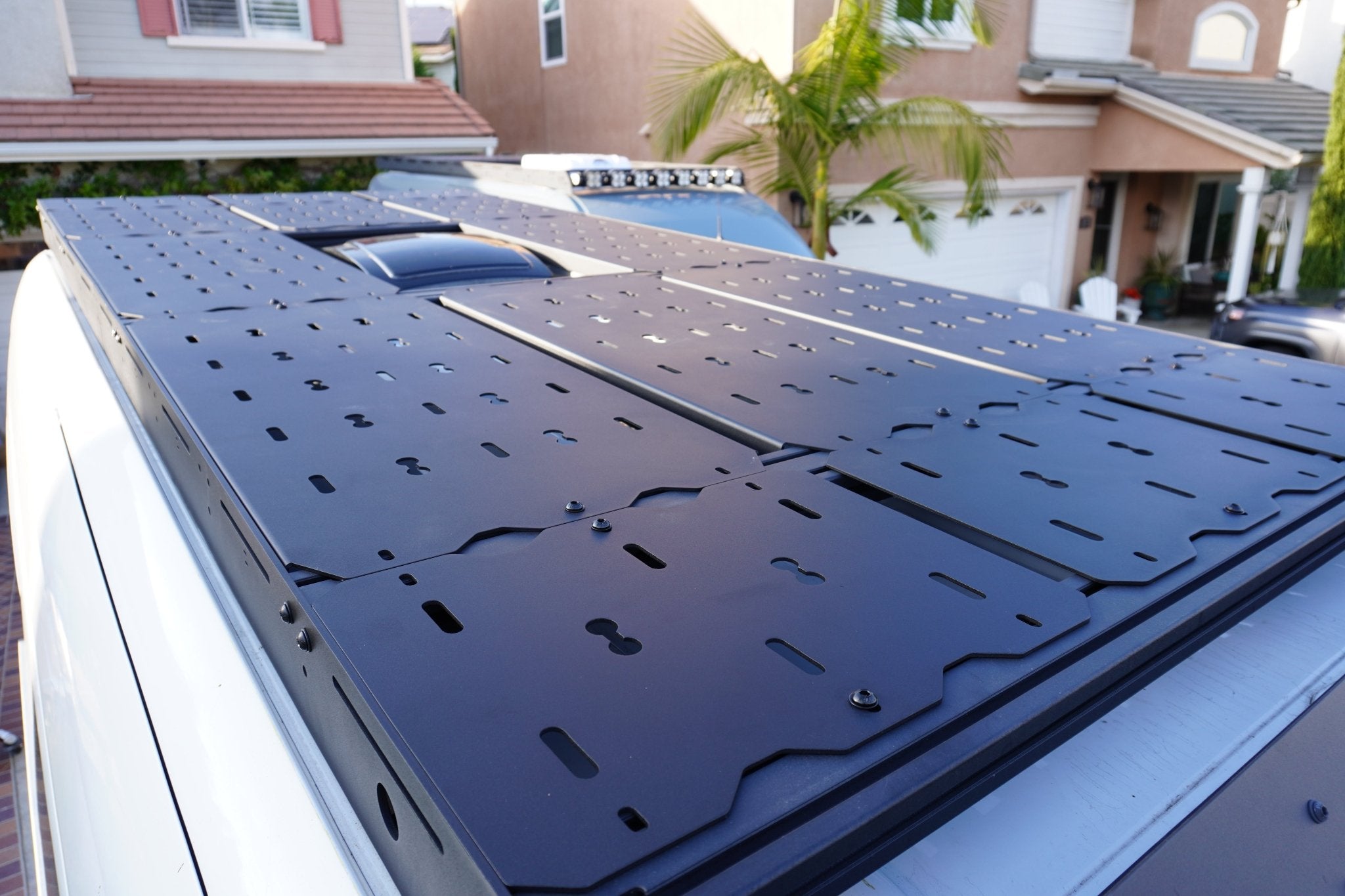 Sprinter 144" High Roof Strata Roof Rack - Out There Vans, LLC