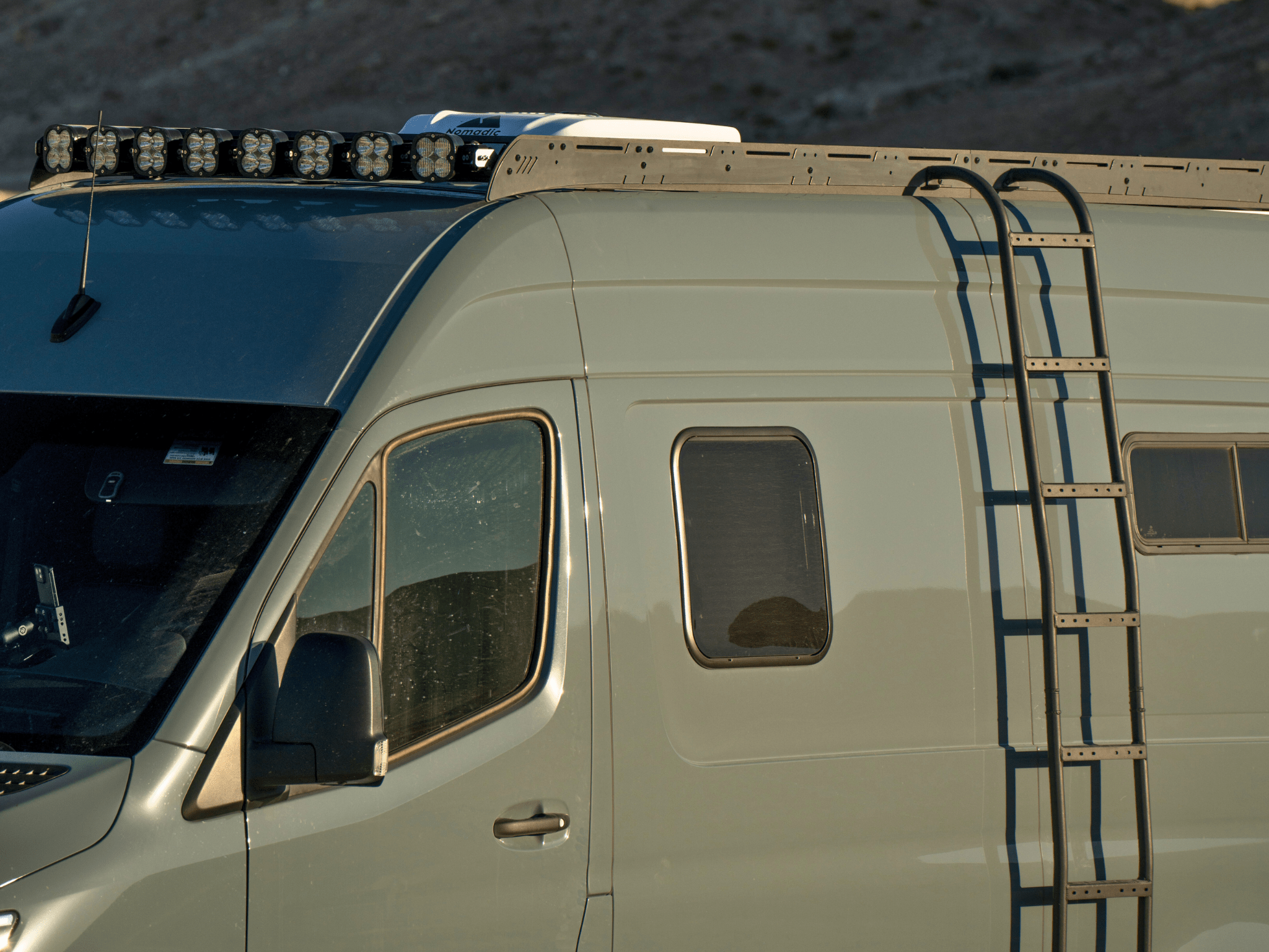 Sprinter 144" High Roof Strata Roof Rack - Out There Vans, LLC