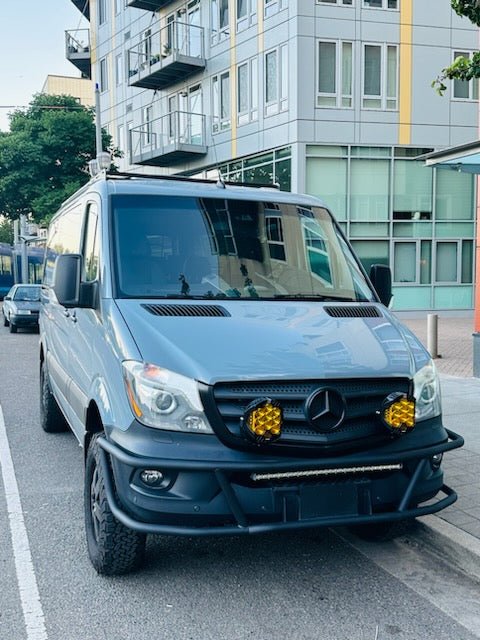 Sprinter 144" Low Roof Stealth Roof Rack - Out There Vans, LLC