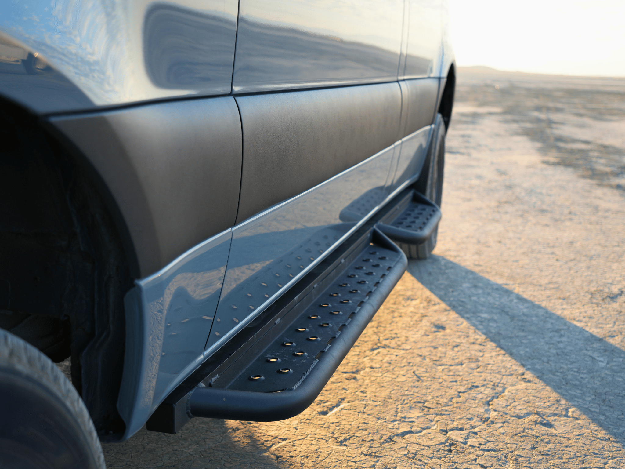 Sprinter 144" Side Steps - Out There Vans, LLC