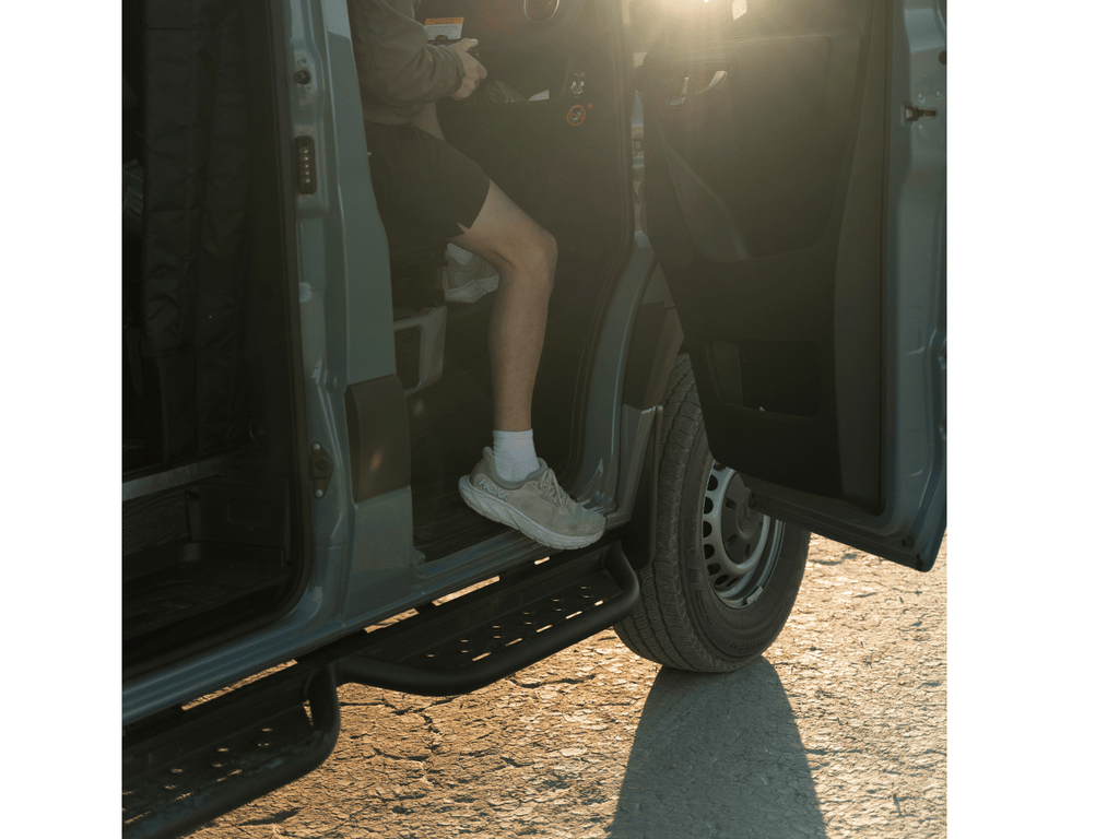 Sprinter 144" Side Steps - Out There Vans, LLC