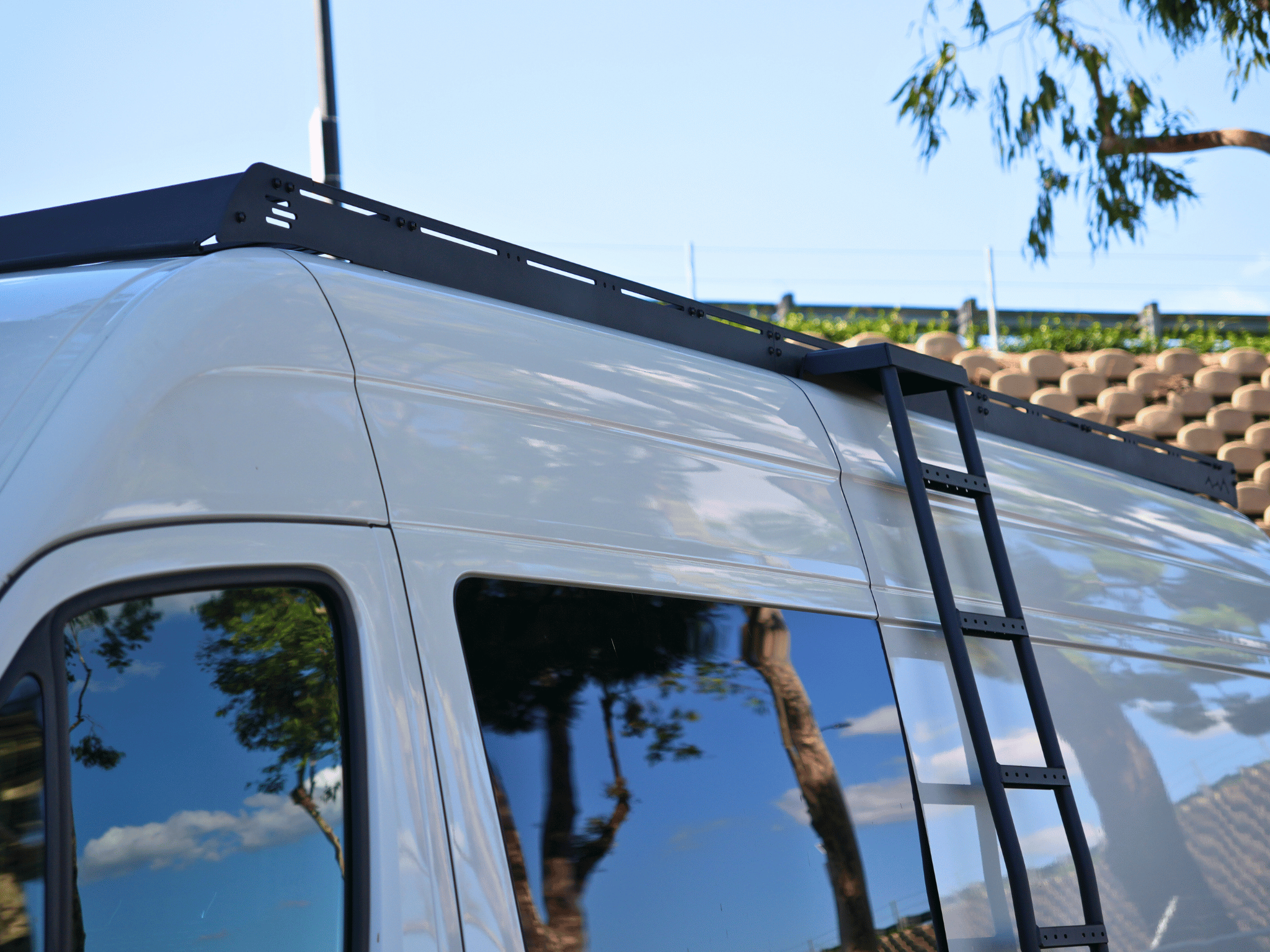 Sprinter 170" High Roof Stealth 2.0 Roof Rack - Out There Vans, LLC