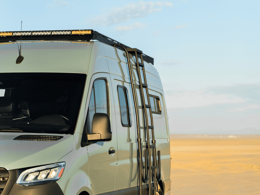 Sprinter 170" High Roof Stealth 2.0 Roof Rack - Out There Vans, LLC