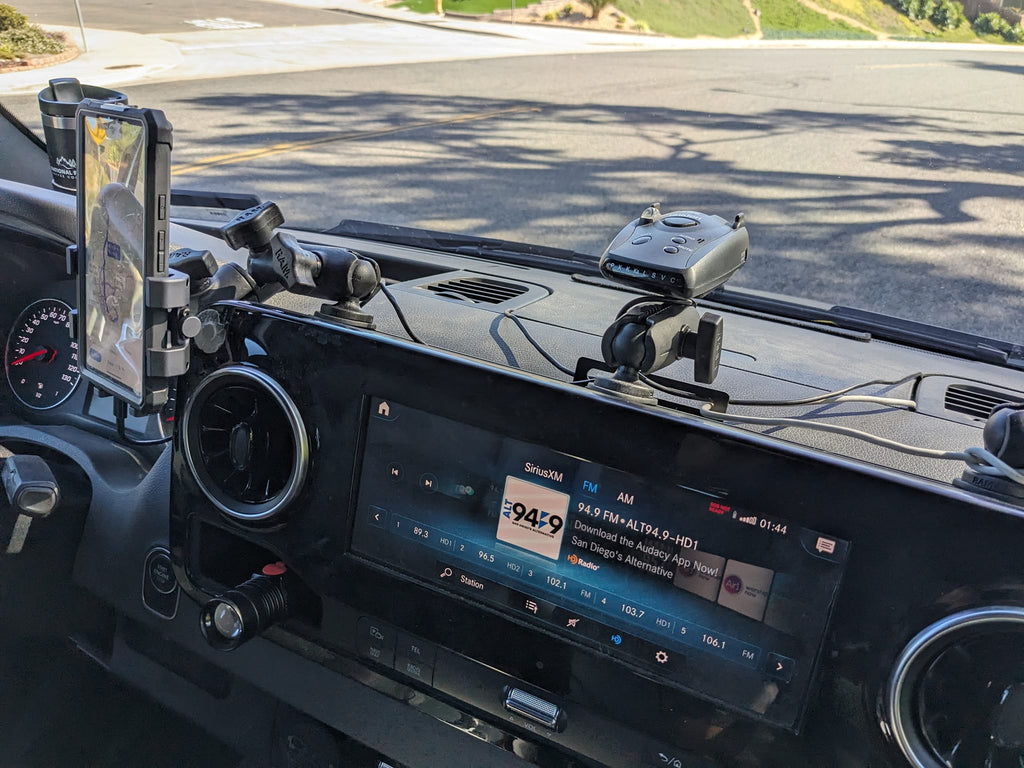 Sprinter Dash Accessories And Phone Mounting System - Out There Vans, LLC