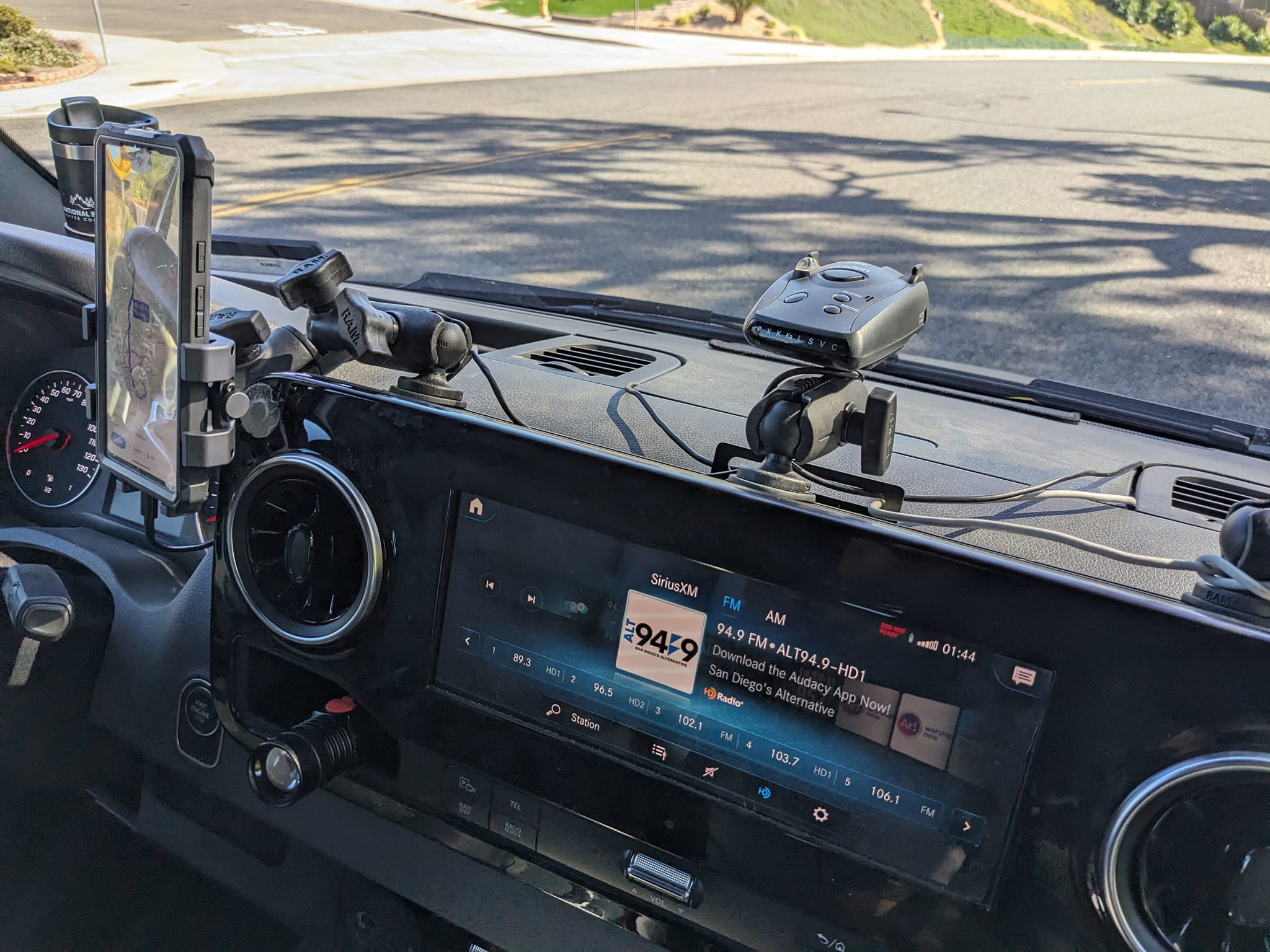 Sprinter Dash Accessories And Phone Mounting System - Out There Vans, LLC