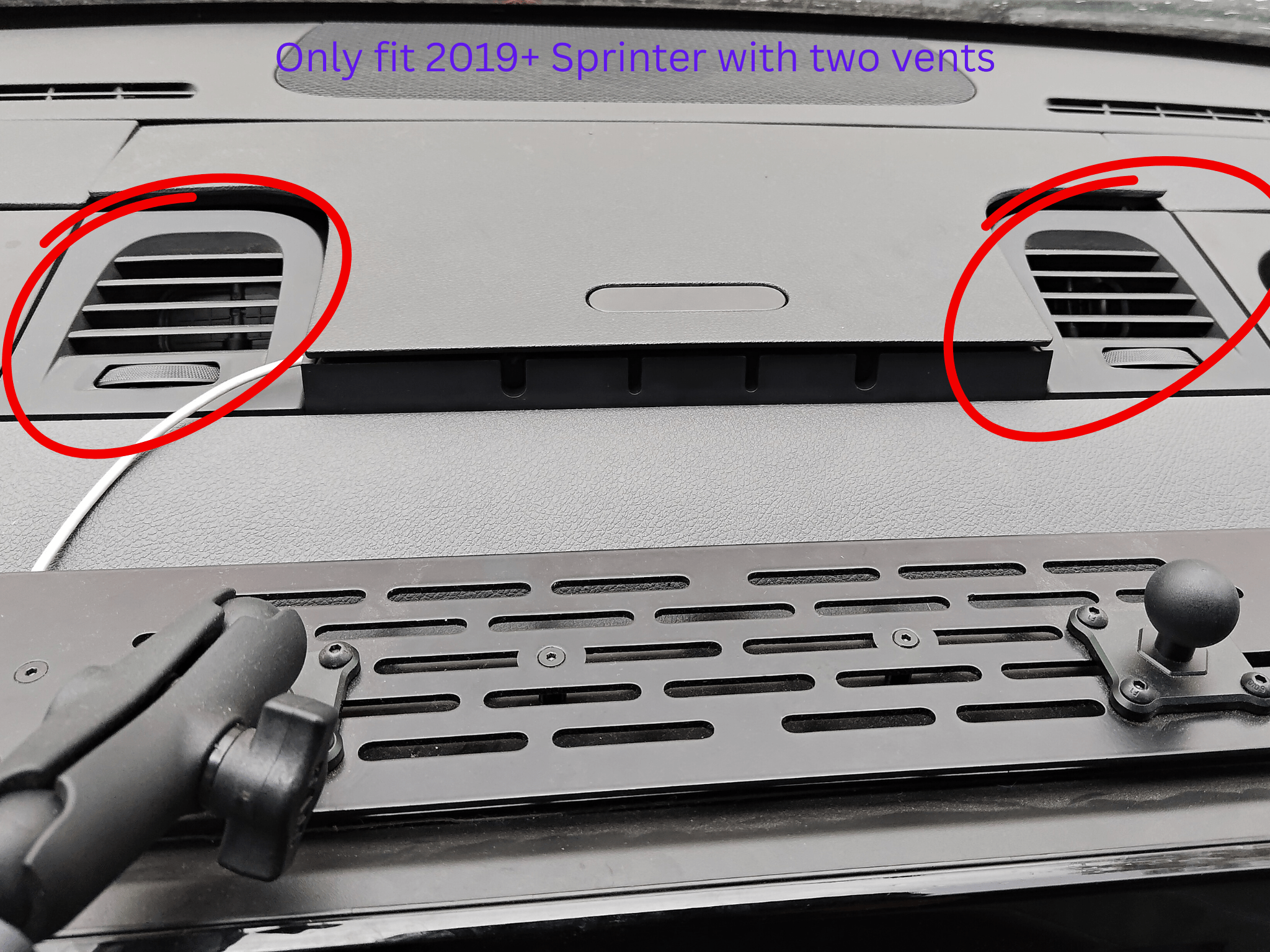 Sprinter Dash Cable Organizer 2019+ - Out There Vans, LLC
