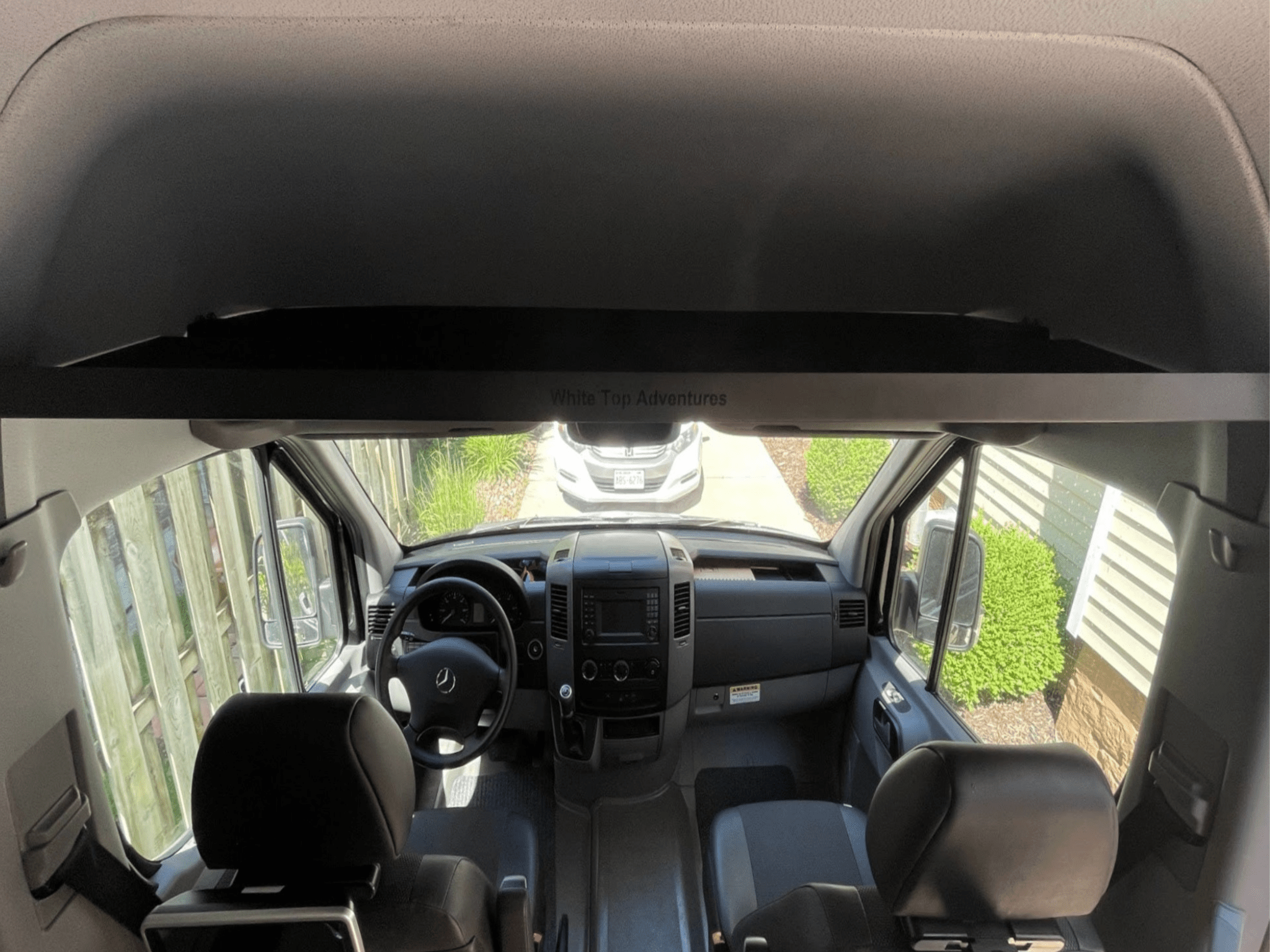 Sprinter Headliner Shelf Includes Curtain Rod And Liner 2007 - 2018 - Out There Vans, LLC