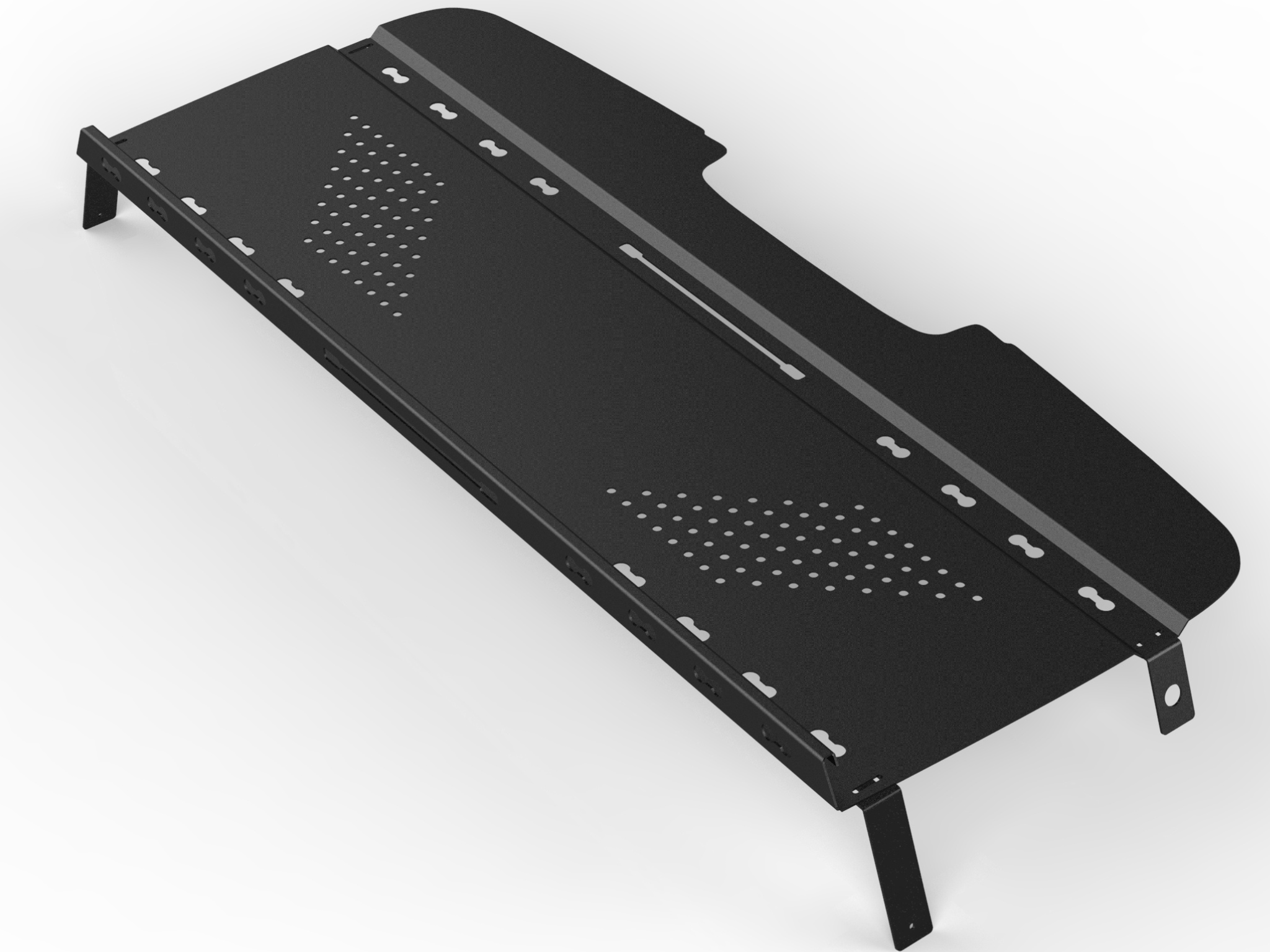 Sprinter Headliner Shelf With L Track 2019+ - Out There Vans, LLC