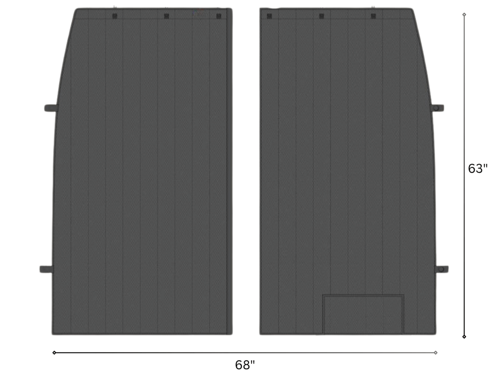 Sprinter Insulated Privacy Curtain - Out There Vans, LLC