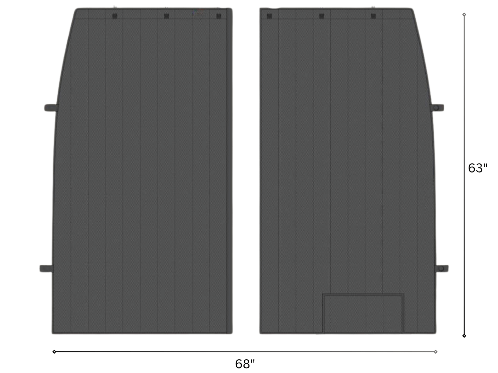 Sprinter Insulated Privacy Curtain - Out There Vans, LLC