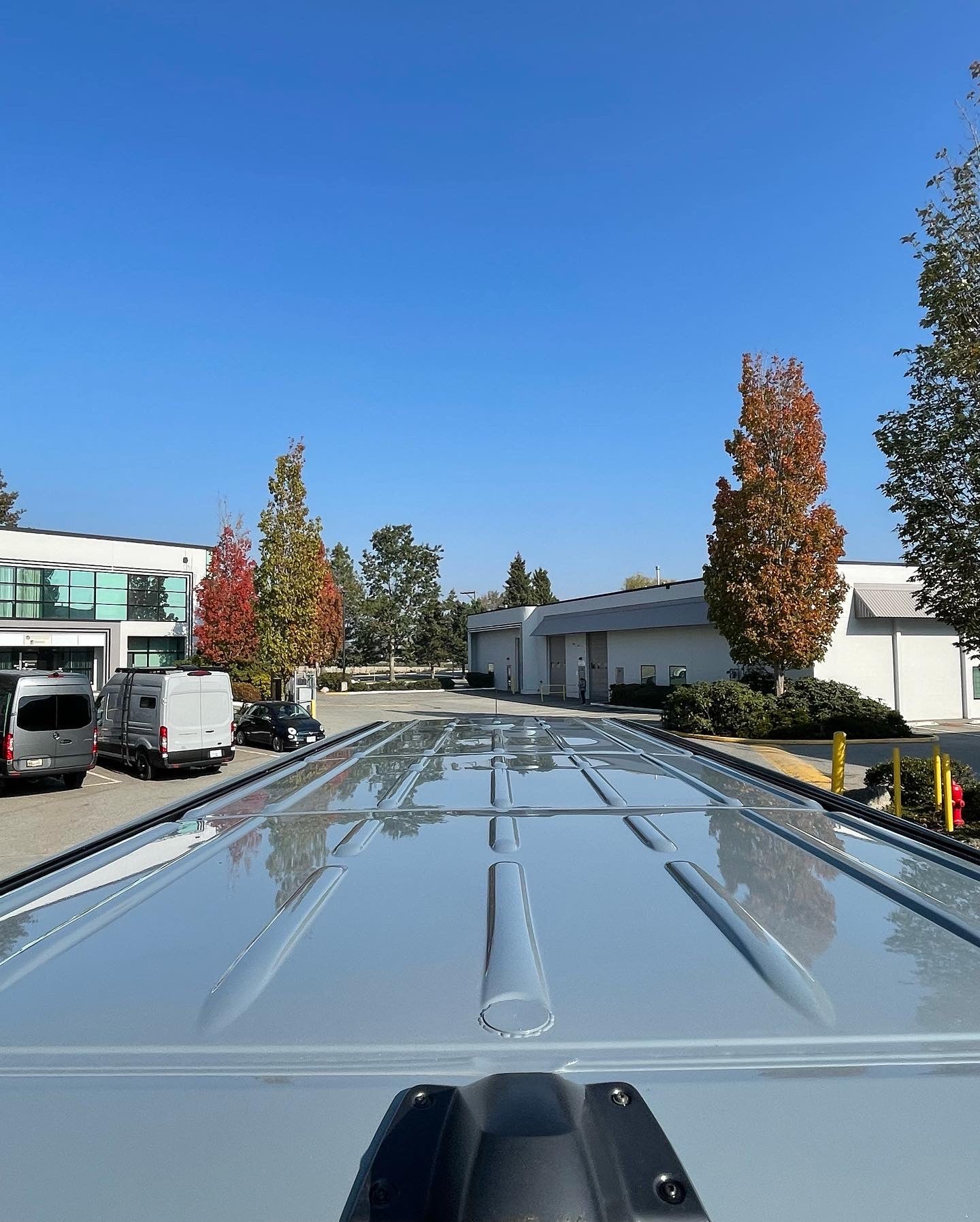 Sprinter Roof Rails / Roof Tracks | BLACK - Out There Vans, LLC