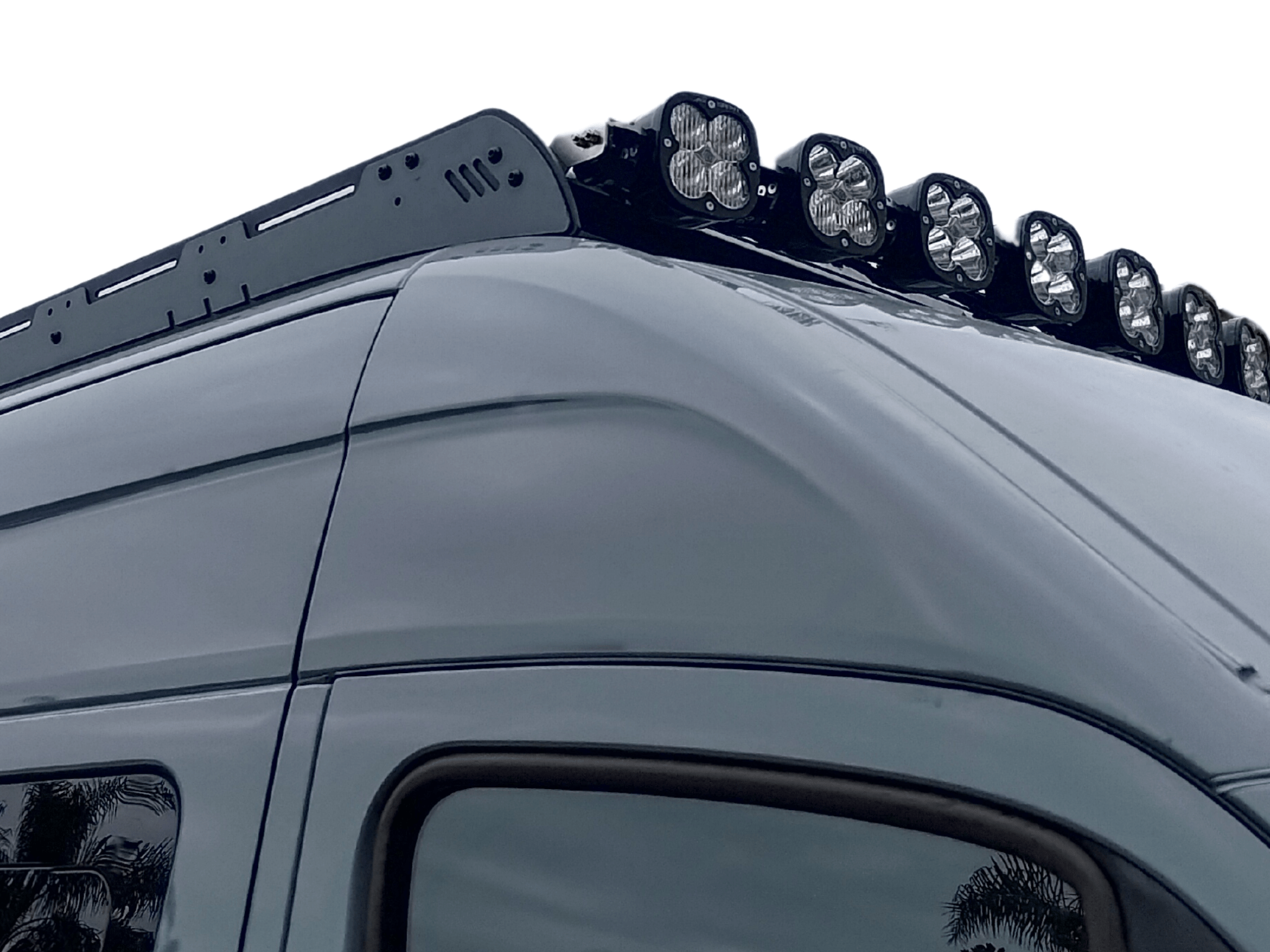 Sprinter Strata Roof Rack Universal Adjustable Light Bar Bracket - Out There Vans, LLC