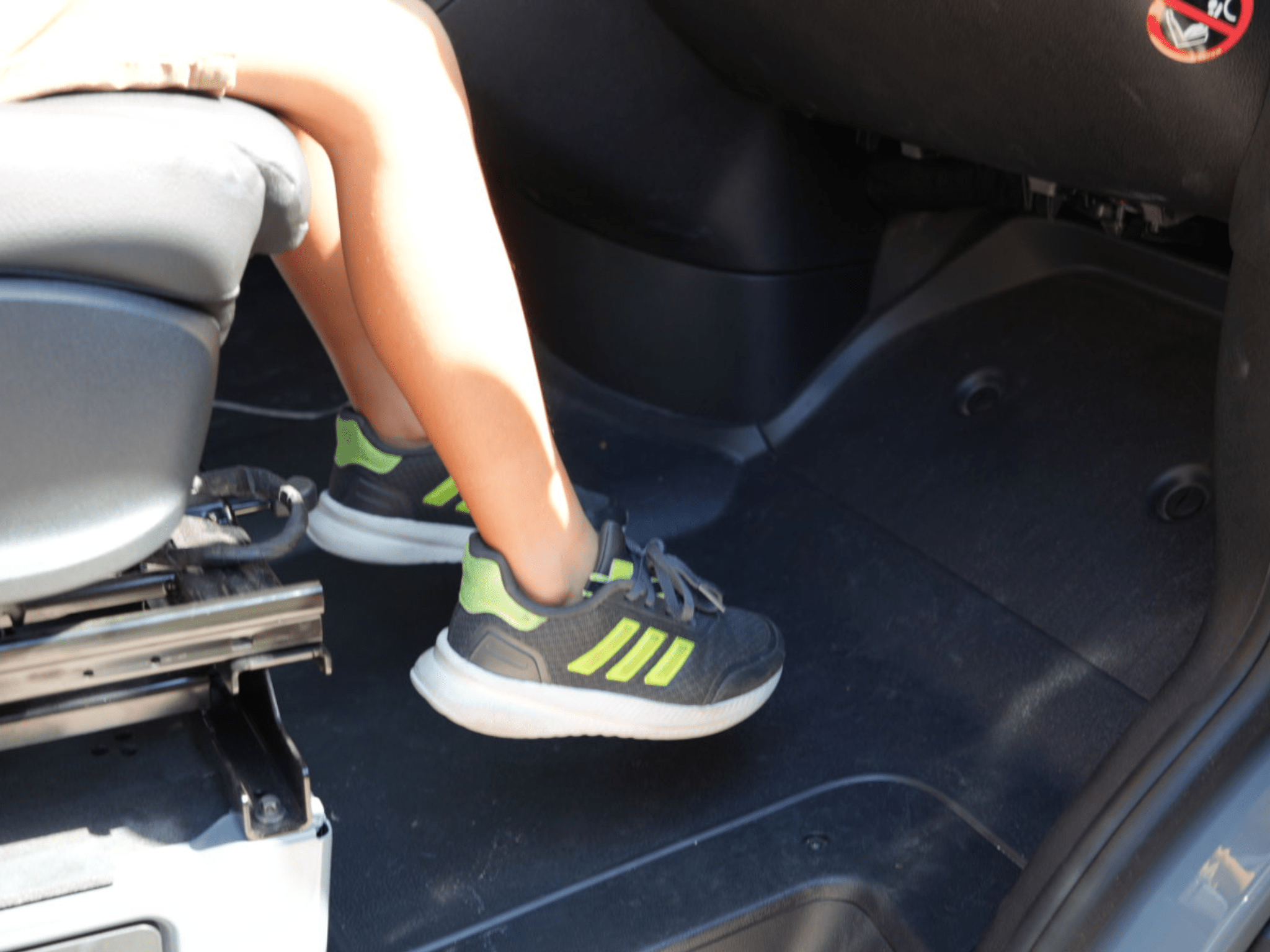 Sprinter Van Foot Platform Floor Extension Storage - Out There Vans, LLC