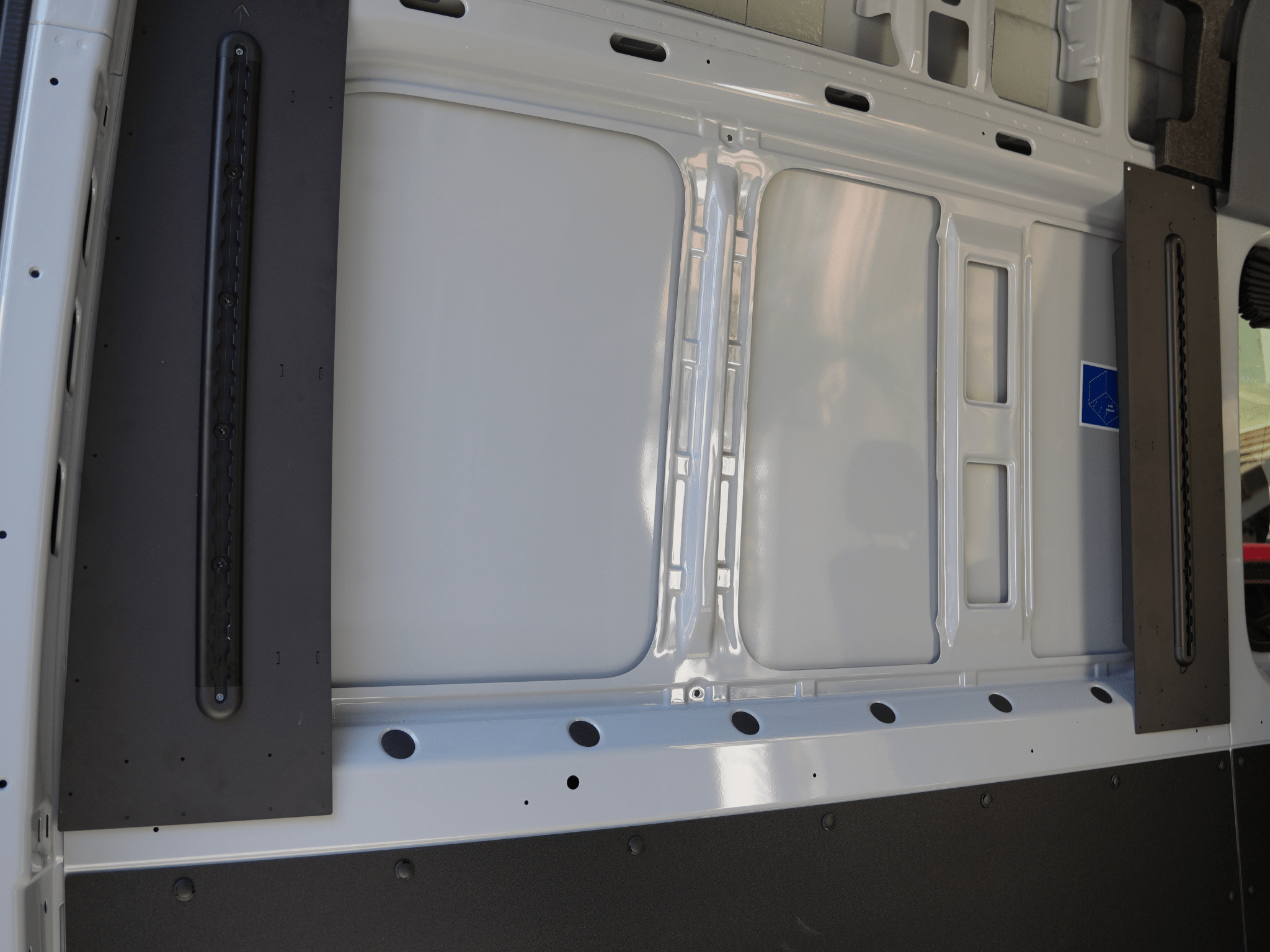 Sprinter Van L Track Adjustable Bed Brackets - Out There Vans, LLC