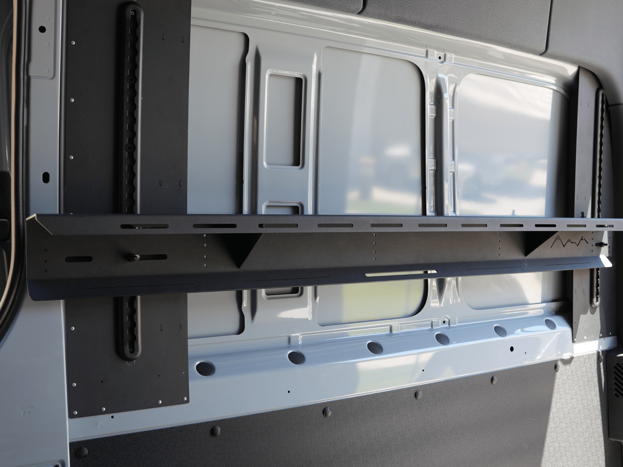 Sprinter Van L Track Adjustable Bed Brackets - Out There Vans, LLC