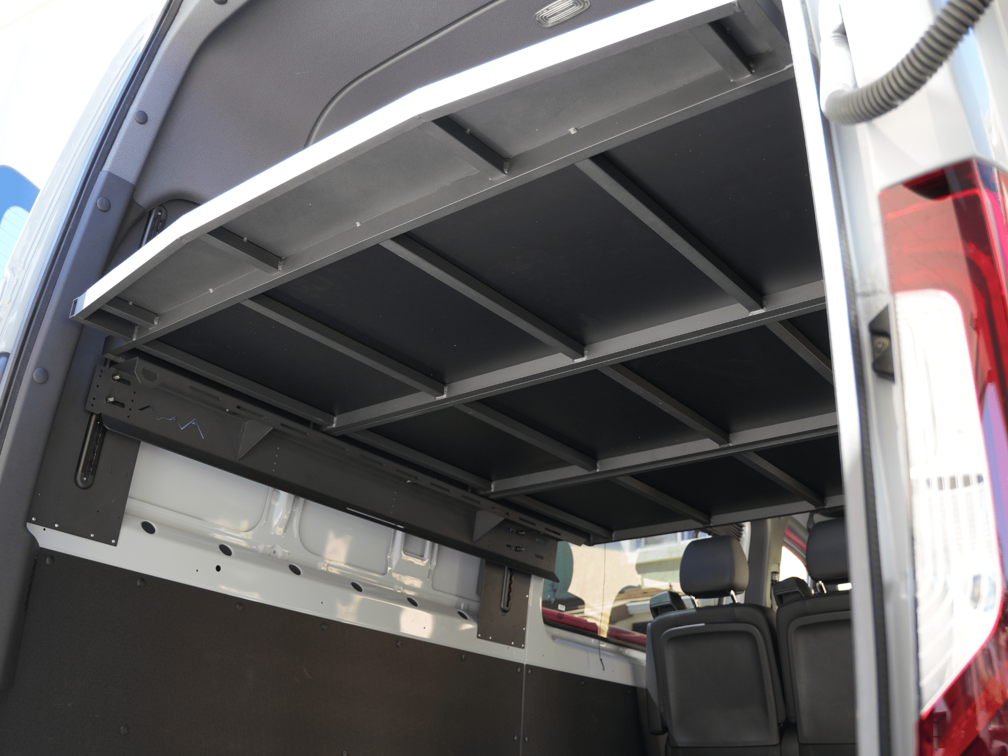 Sprinter Van L Track Adjustable Bed Brackets - Out There Vans, LLC