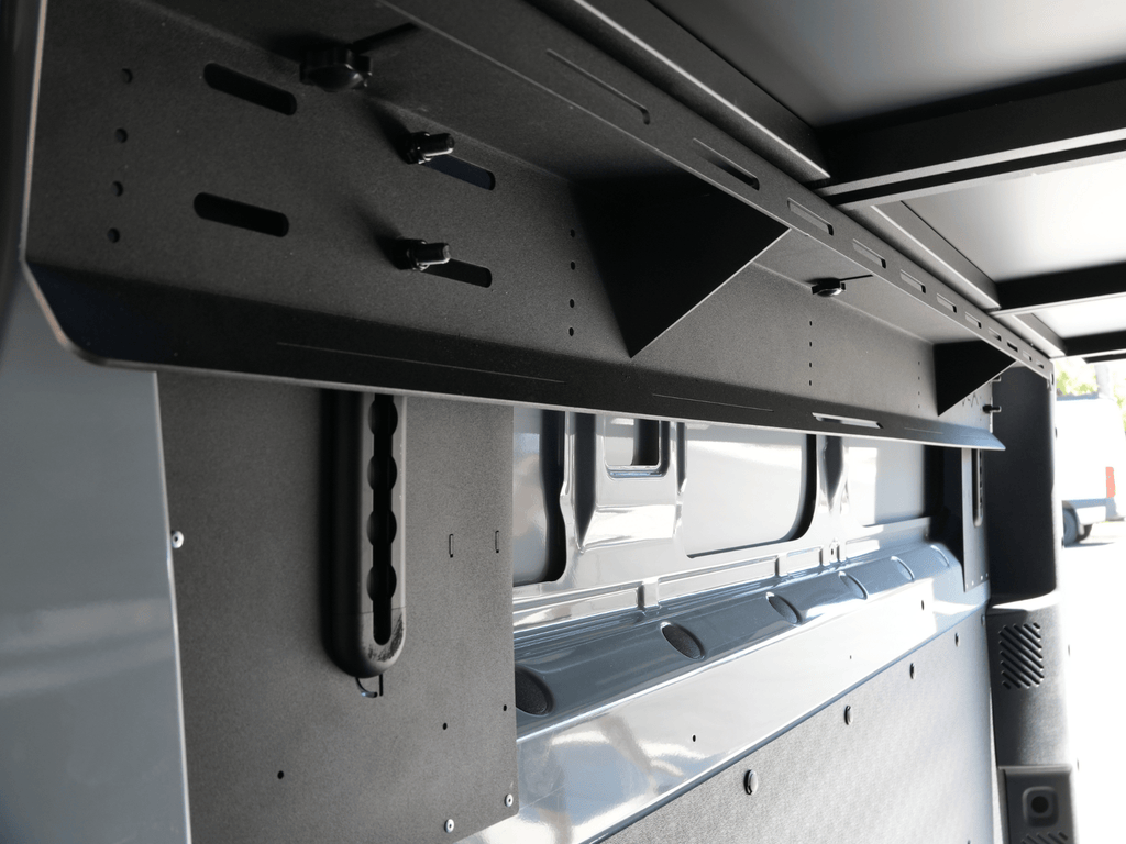 Sprinter Van L Track Adjustable Bed Brackets - Out There Vans, LLC