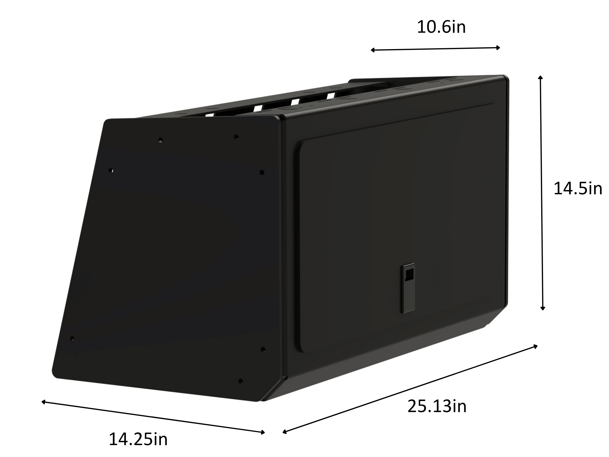 Sprinter Van Overhead Cabinet - Single Door - Out There Vans, LLC