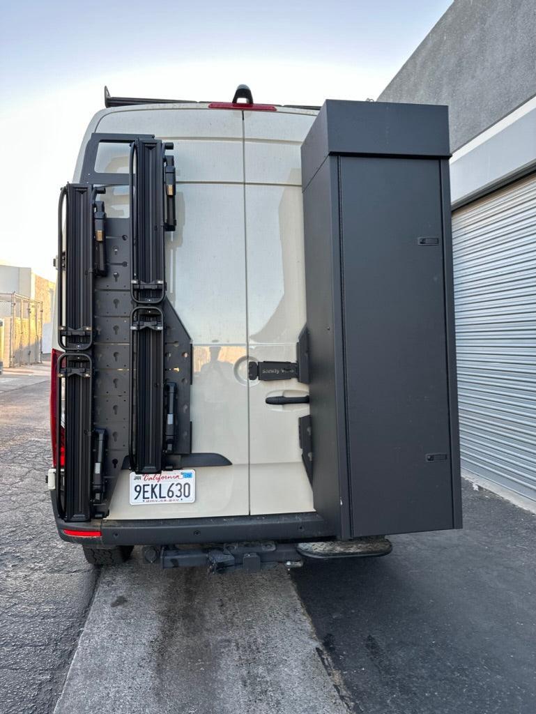 SV Port Rear Rack for 2019+ Sprinter - Out There Vans, LLC