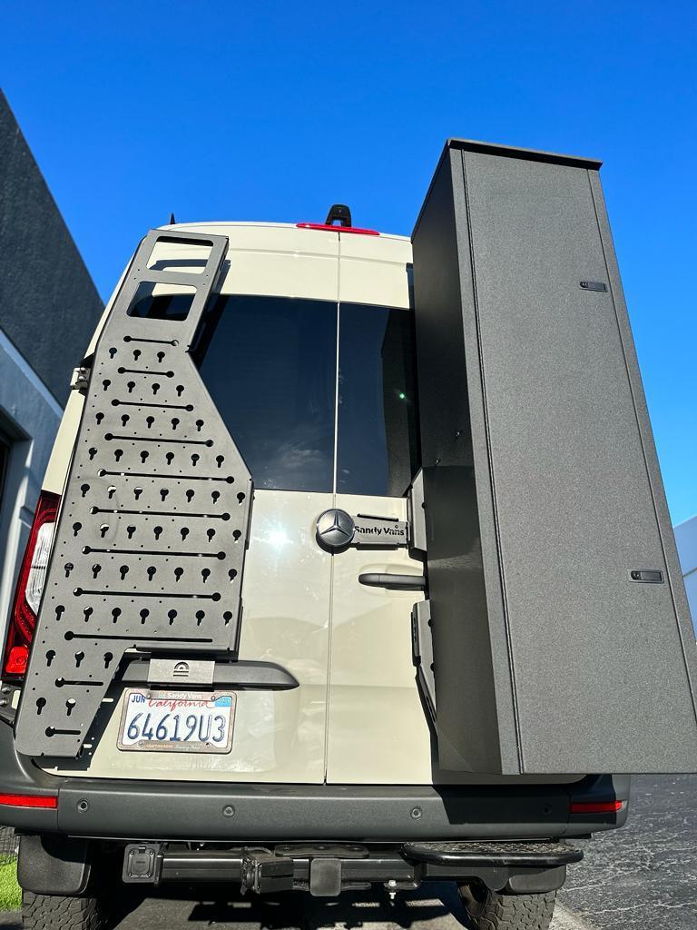 SV Port Rear Rack for 2019+ Sprinter - Out There Vans, LLC