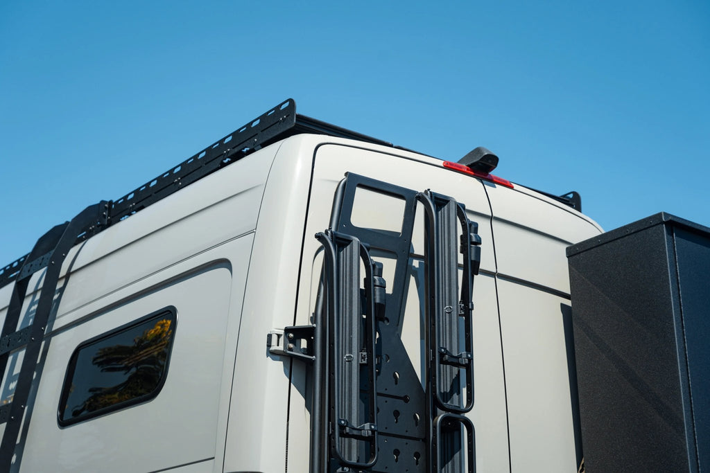 SV Port Rear Rack for 2019+ Sprinter - Out There Vans, LLC