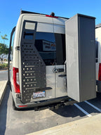 SV Port Rear Rack for 2019+ Sprinter - Out There Vans, LLC