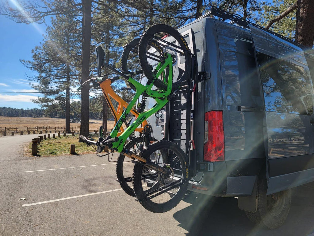 SV Starboard Rear Rack for 2019+ Sprinter - Out There Vans, LLC