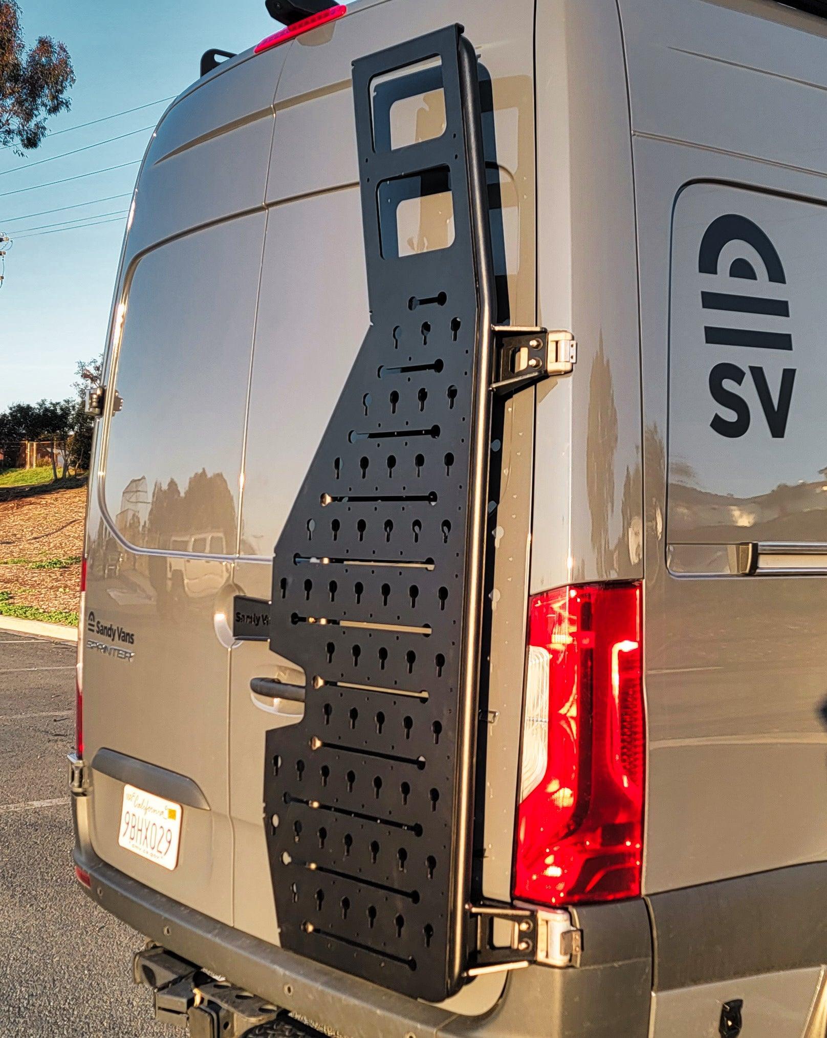 SV Starboard Rear Rack for 2019+ Sprinter - Out There Vans, LLC