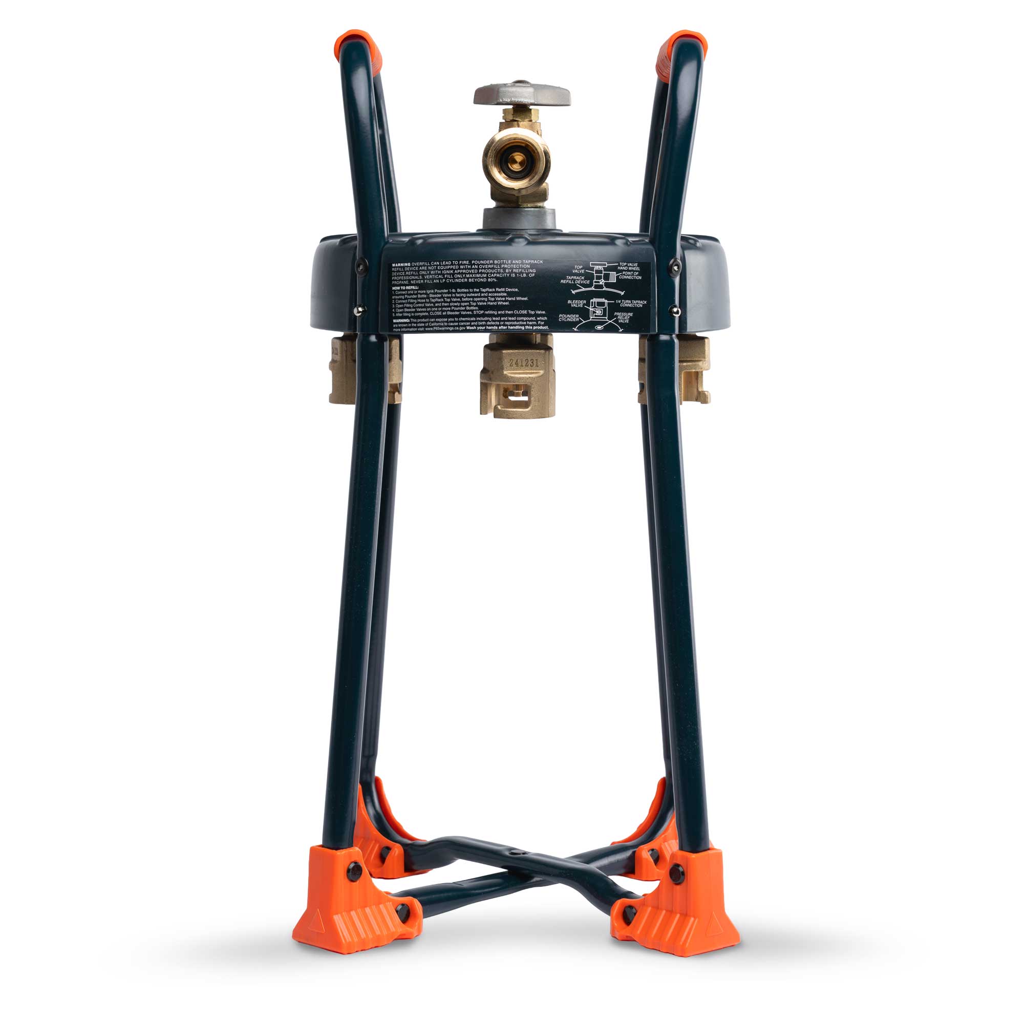 TapRack Refillable Propane System - Out There Vans, LLC