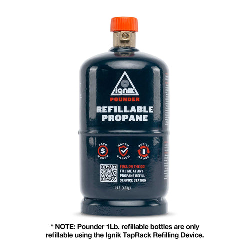 TapRack Refillable Propane System - Out There Vans, LLC