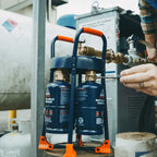 TapRack Refillable Propane System - Out There Vans, LLC