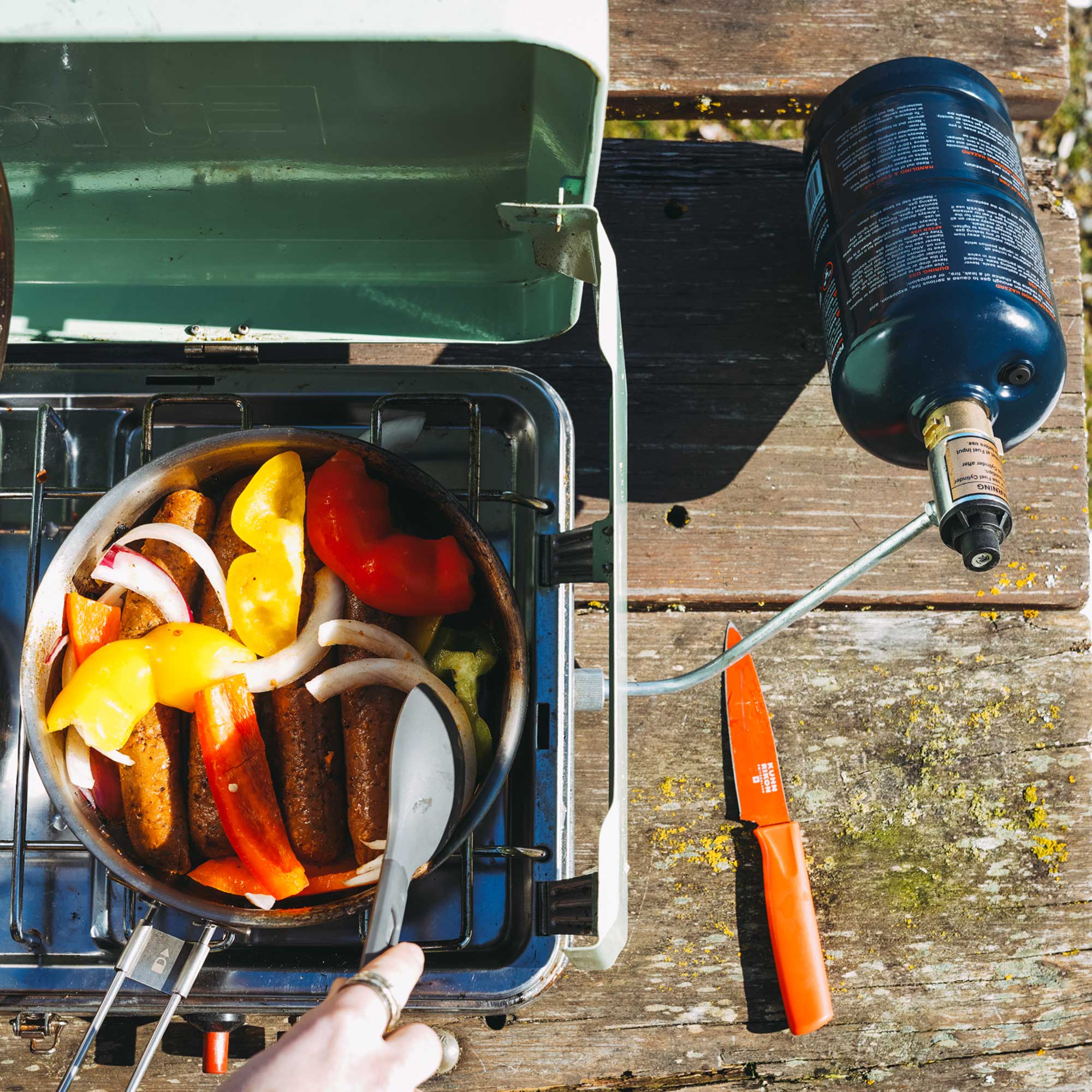 TapRack Refillable Propane System - Out There Vans, LLC