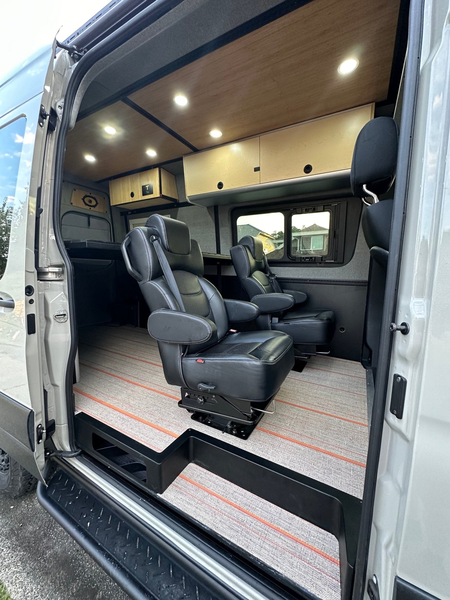 Tec Vanlife 2019+ Sprinter Sliding Door Storage Step - Out There Vans, LLC