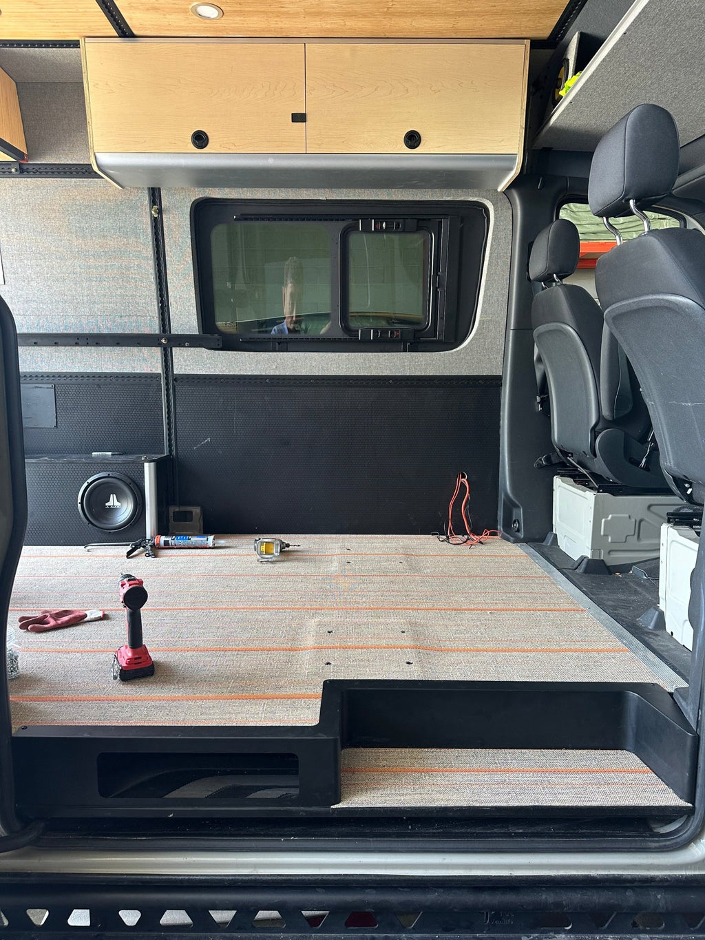 Tec Vanlife 2019+ Sprinter Sliding Door Storage Step - Out There Vans, LLC