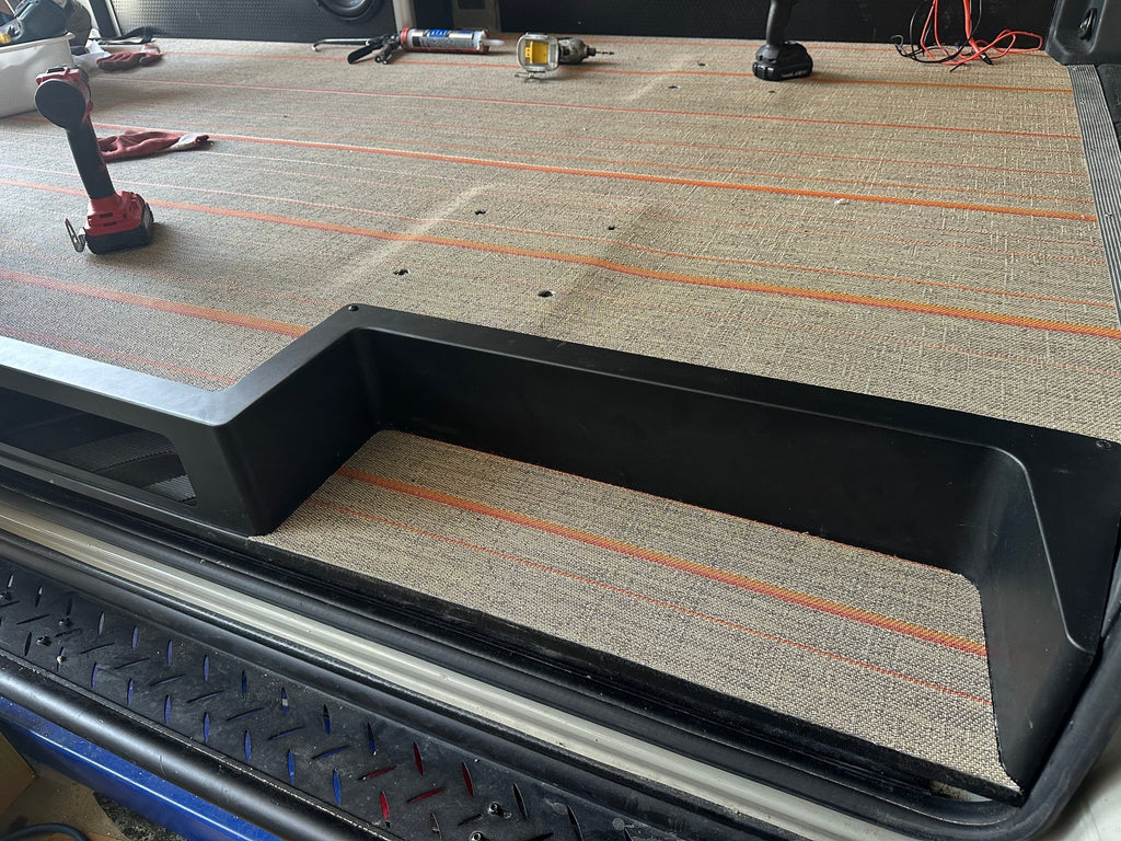 Tec Vanlife 2019+ Sprinter Sliding Door Storage Step - Out There Vans, LLC