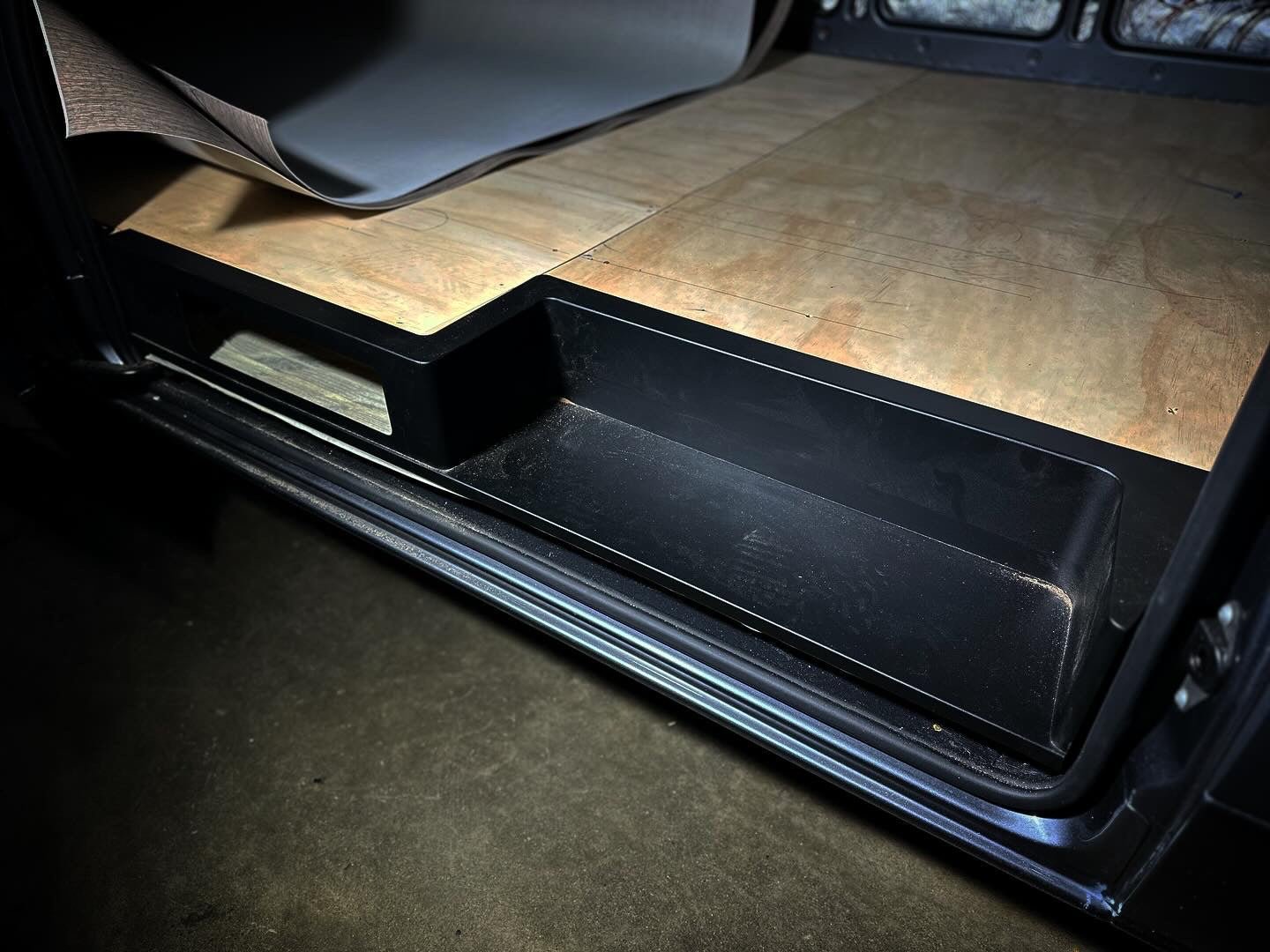 Tec Vanlife 2019+ Sprinter Sliding Door Storage Step - Out There Vans, LLC